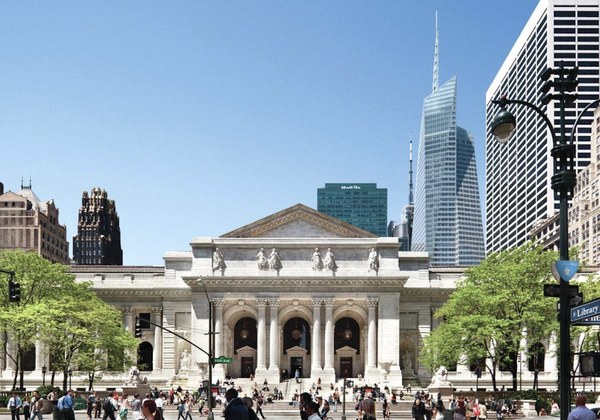 New York Public Library Stephen A. Schwarzman Building facade