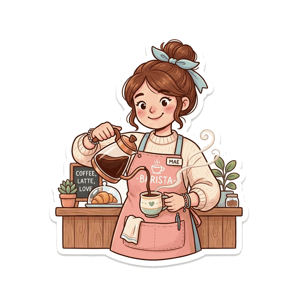 Barista Sticker
