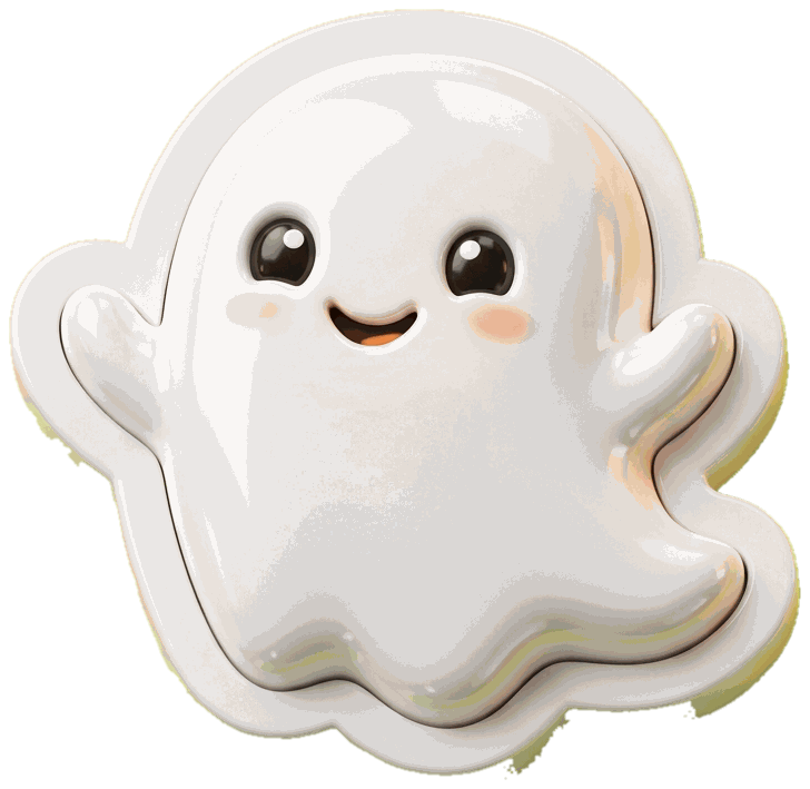 Friendly Halloween Ghost